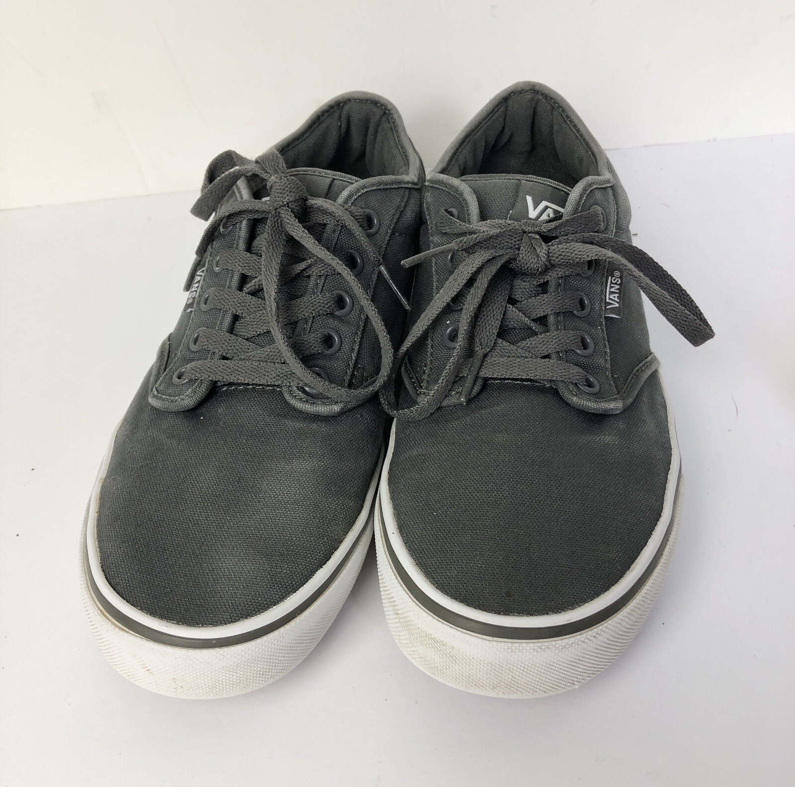 Vans off the wall Mens Sz 9.5 Gray skateboard shoes 5000200 Preowned