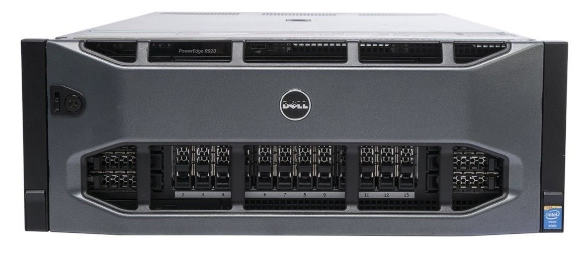 Dell PowerEdge R920 Server 4x Fifteen-Core E7-4880v2 2.5GHz 128GB