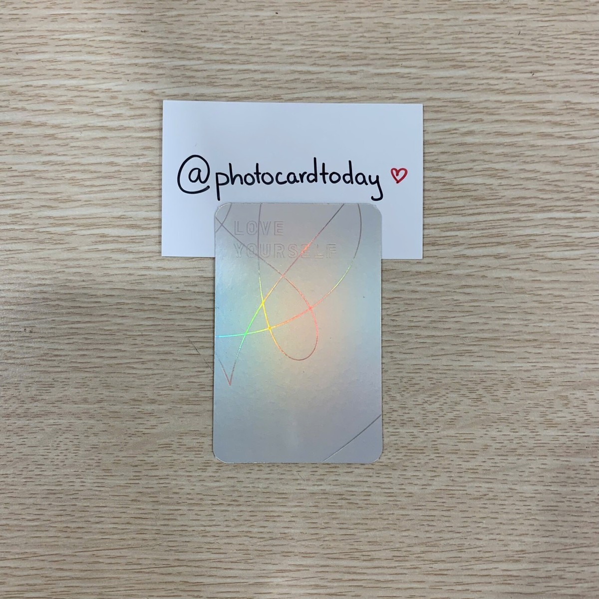 AさんとEさん BTS LOVE YOURSELF ANSWER S E L F OFFICIAL PHOTOCARD KPOP