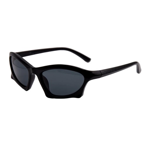 Cool Sport Trendy Wrap Around Fashion Y2K Bat Shades Rave Men Women Sunglasses - Afbeelding 3 van 7