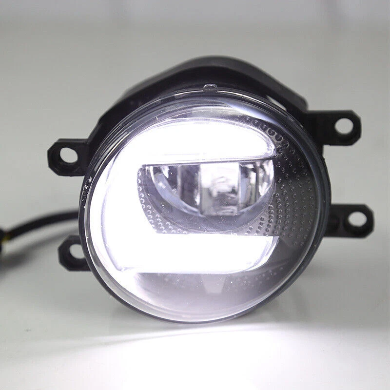 Fit 2009 - 2015 丰田 Venza LED DRL 雾灯透明镜头转向信号 LH+RH — 第 3/4 张图片