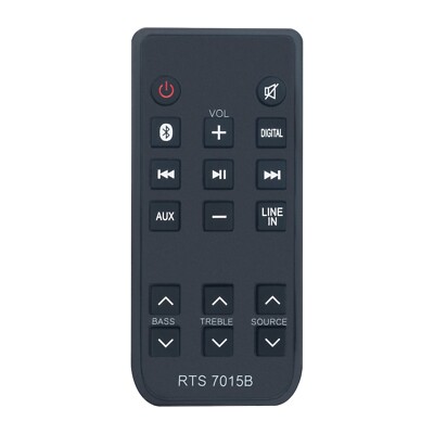 RTS7015B Replace Remote Control for RCA RTS736W RTS7131B Sound Bar Audio System