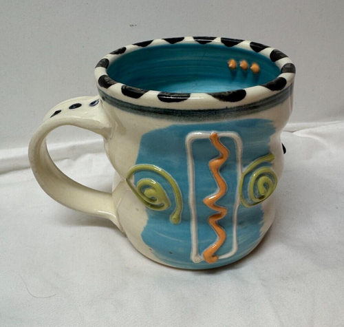 Whimsical ‘Polly Made Me’ Handmade Pottery MUGS **3 DIFFERENT DESIGNS*** - Picture 31 of 32