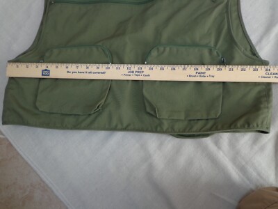 Orvis Gilet de pêche à la mouche Super Tac-L-Pac, Homme XL, Vert olive