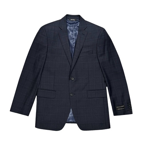 SAKS FIFTH AVENUE / ジャケット/38/--/NVY// NWT Saks Fifth Avenue Navy Trim Fit Cotton Blazer Sz 38S Sport