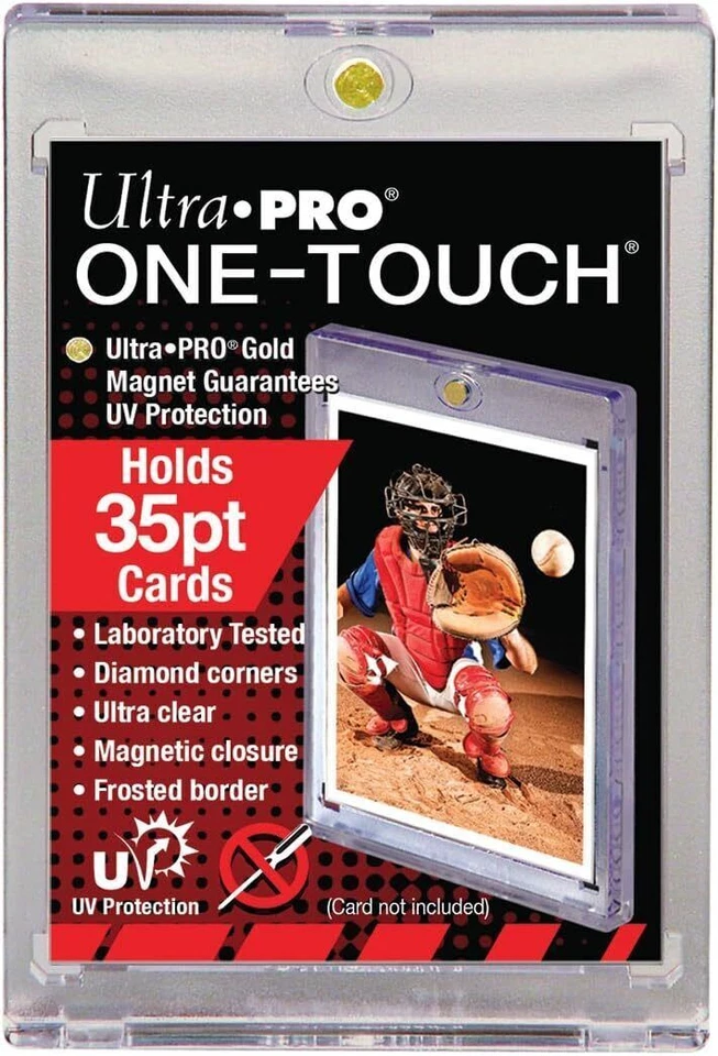25 Pack Ultra PRO 35pt One Touch Magnetic Trading Card Holder UV Protection