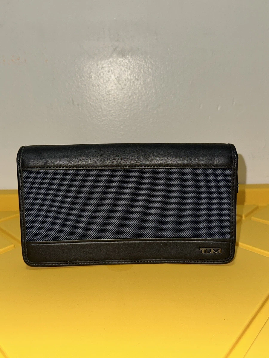 Tumi zip around travel cheap wallet