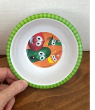 Vintage Veggie Tales Melamine Bowl Zak Designs Dishwasher Safe 5.5” 2000