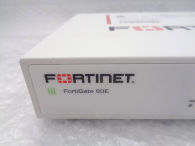 Fortinet Fortigate-60E FG-60E Network Security Firewall w/Adapter