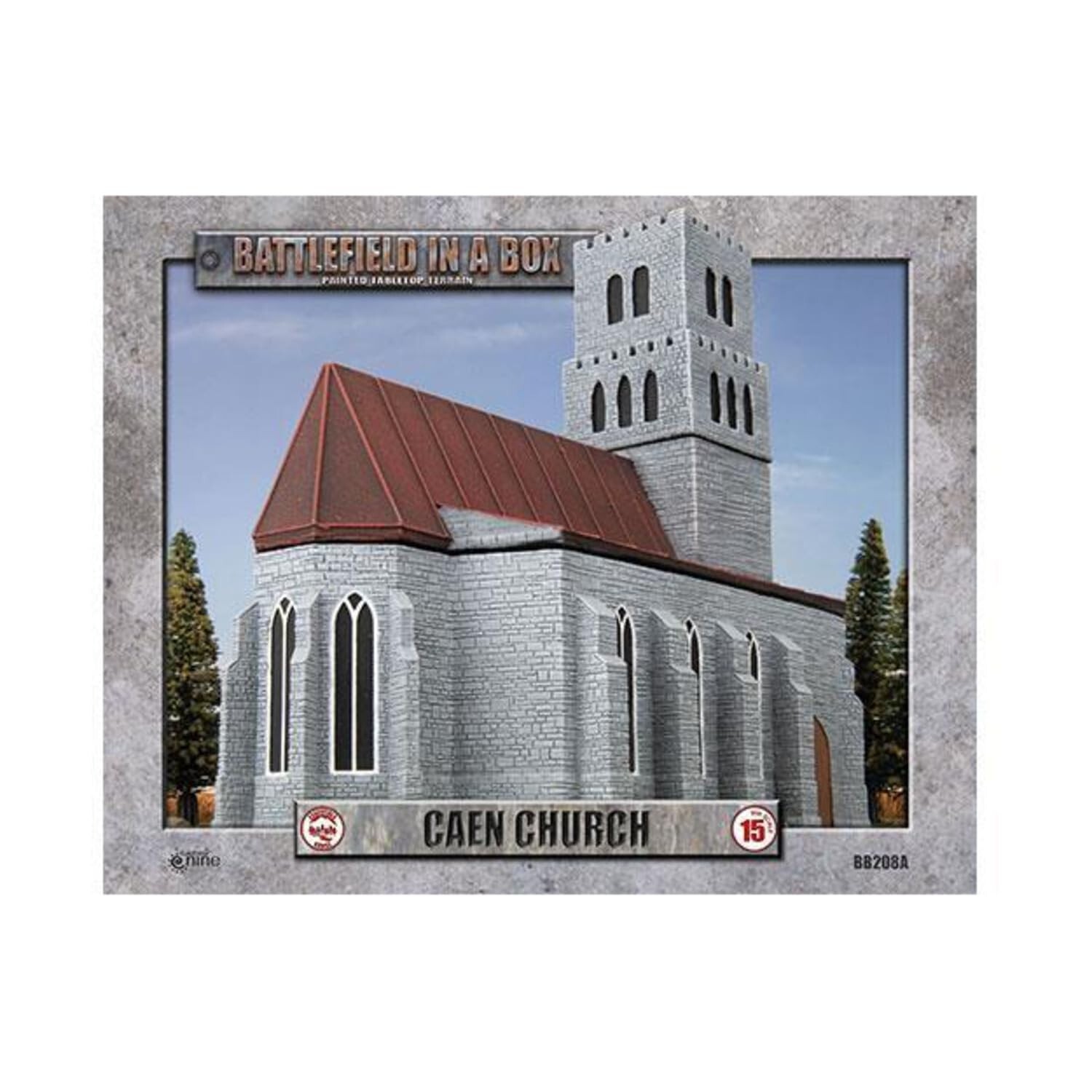 BB208-A Caen European Church (Limited Edition) Scenery - Battlefield in a Box...