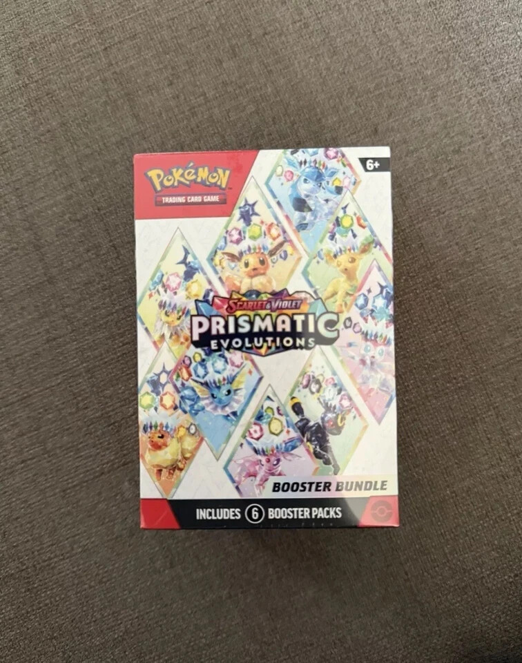 Pokémon Prismatic Evolutions Booster Bundle Box (In hand/ready to