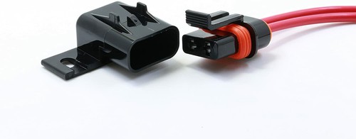 Lumision Weather Splash Proof 12AWG Mini APM ATM Fuse Holder with 5 AMP Fuse - Picture 5 of 6