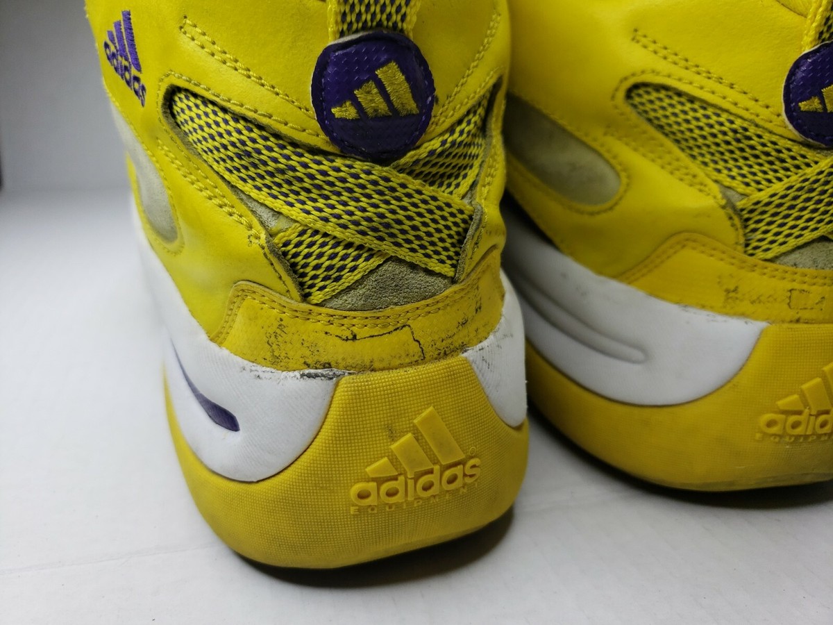 Adidas Crazy 8 Sun- Laker, Yellow, Purple And Gold, Kobe Bryant Size 10.5  Rare | Ebay