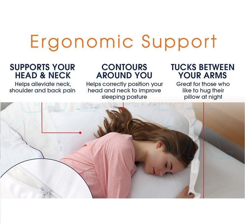 Ruffled U Shape Tri Boomerang Pillowcase 280TC Poly Cotton Bed Decor