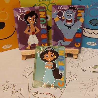Karten Spaß Disney 100 Joyful: 3 Karten Aladdin Produktbündel - kostenloser UK-Versand