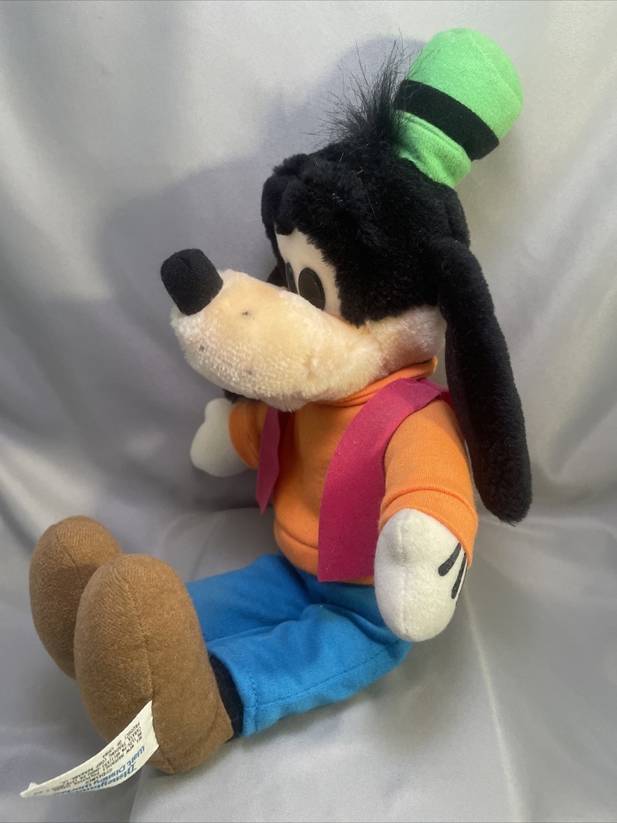 Vintage Walt Disney World GOOFY Plush Stuffed Animal Authentic