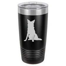 Tumbler 20oz 30oz Travel Mug Cup Vacuum Insulated Stainless Steel Border Collie