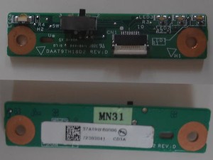HP Pavilion DV9000 Wireless Switch WLAN Button Board 432991-001 DAAT9TH18D2