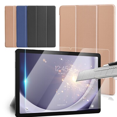 Case for Samsung Galaxy Tab A9+ 11'' 2023 with Tempered Glass Screen Protector