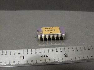 National Semiconductor AH0019CD Semiconductor IC Gold Plated Qty 1