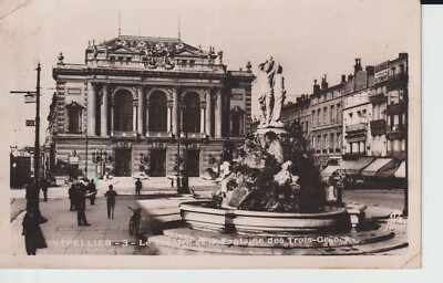 CP (34) MONTPELLIER Le Théâtre et la Fontaine des Trois Graces - Jalaguier