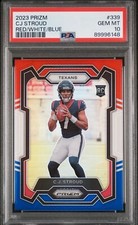 2023 Panini Prizm - Rookies Red White & Blue Prizm #339 C.J. Stroud (RC) 