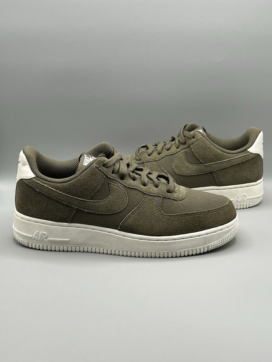 2018 Nike Air Force 1 Low '07 Suede Olive - Men's Size 7 2018 Nike Air Force 1 Low '07 Suede Olive - Men's Size 7