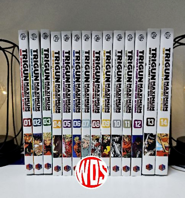 ENGLISH VERSION Comic Manga Trigun Maximum Volume 1-14 END Full