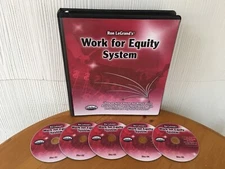 WORK FOR EQUITY REAL ESTATE SYSTEM BY RON LEGRAND - MANUAL & 5 CD'S! VERY RARE!