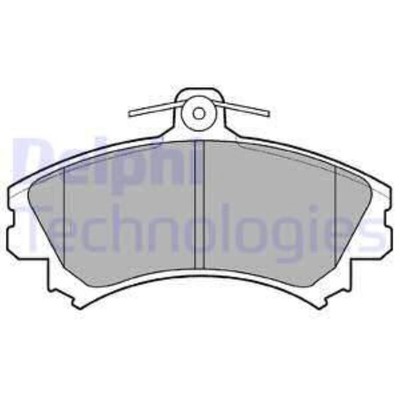 Delphi LP781 Set Di 4 Pastiglie Freno A Disco - Qualità OEM - Per Auto - Consegna Rapida