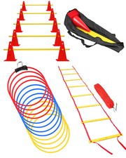 Technik-Set, 5 Hürden, Leiter, 12 Ringe und ...