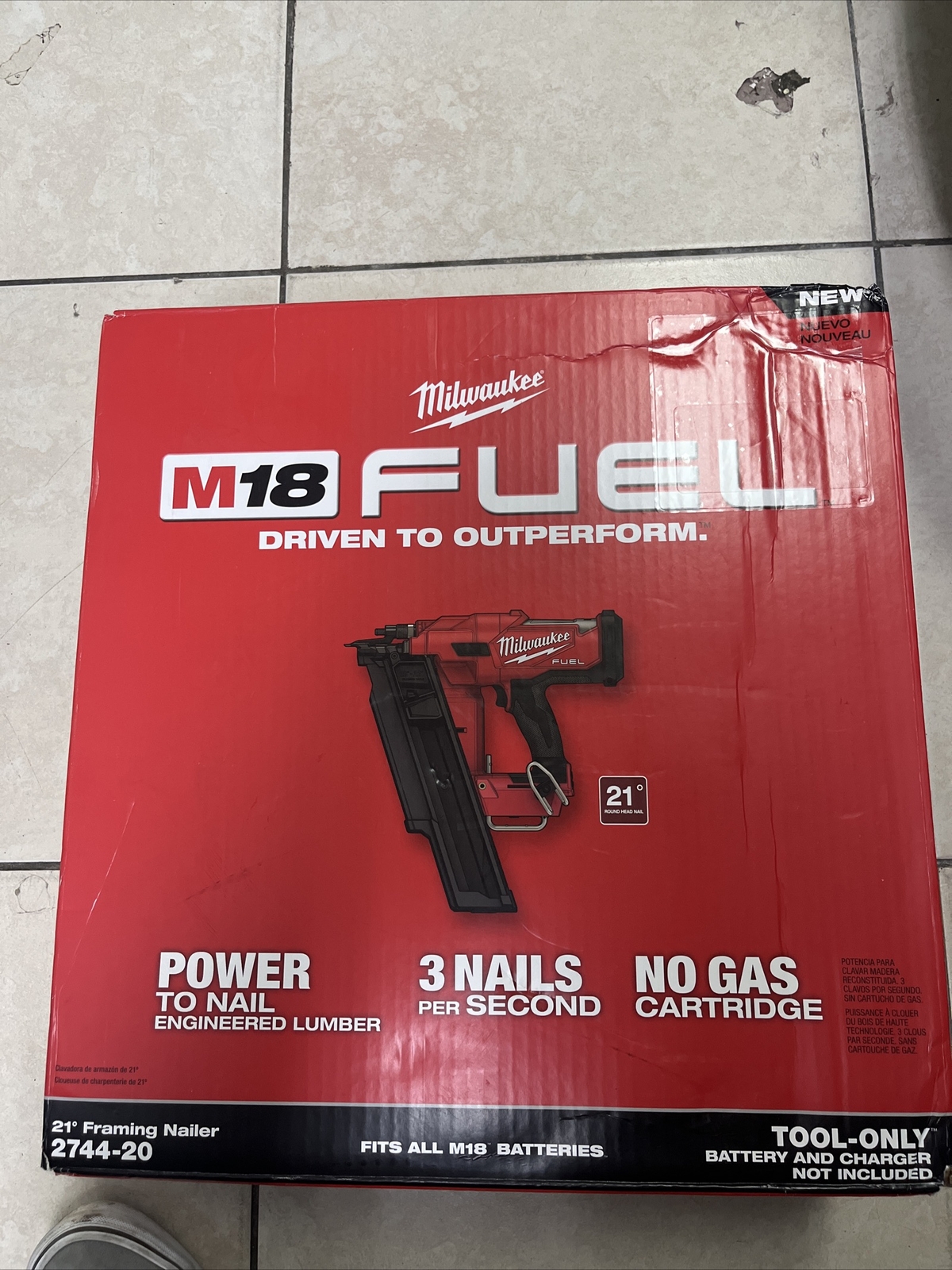M18 FUEL 21-Degree Framing Nailer 