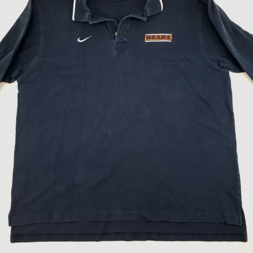 Vintage 90s Nike Chicago Bears Polo Shirt Pro Line Embroidered Mens 2XL XXL NFL - 第 6/22 張圖片
