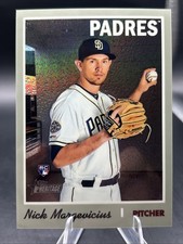 2019 Topps Heritage #/570 Rookie SP #625 Nick Margevicius San Diego Padres RC