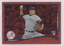 2014 Topps Update Rookie Debut Red Hot Foil Masahiro Tanaka #US-25 0n86