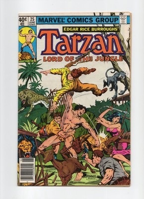 Marvel Comics Group Tarzan Lord Of The Jungle Comic No. 25 June