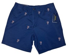 Polo Ralph Lauren Prepster Shorts Men L Stretch Classic Fit Allover P Wing NWT
