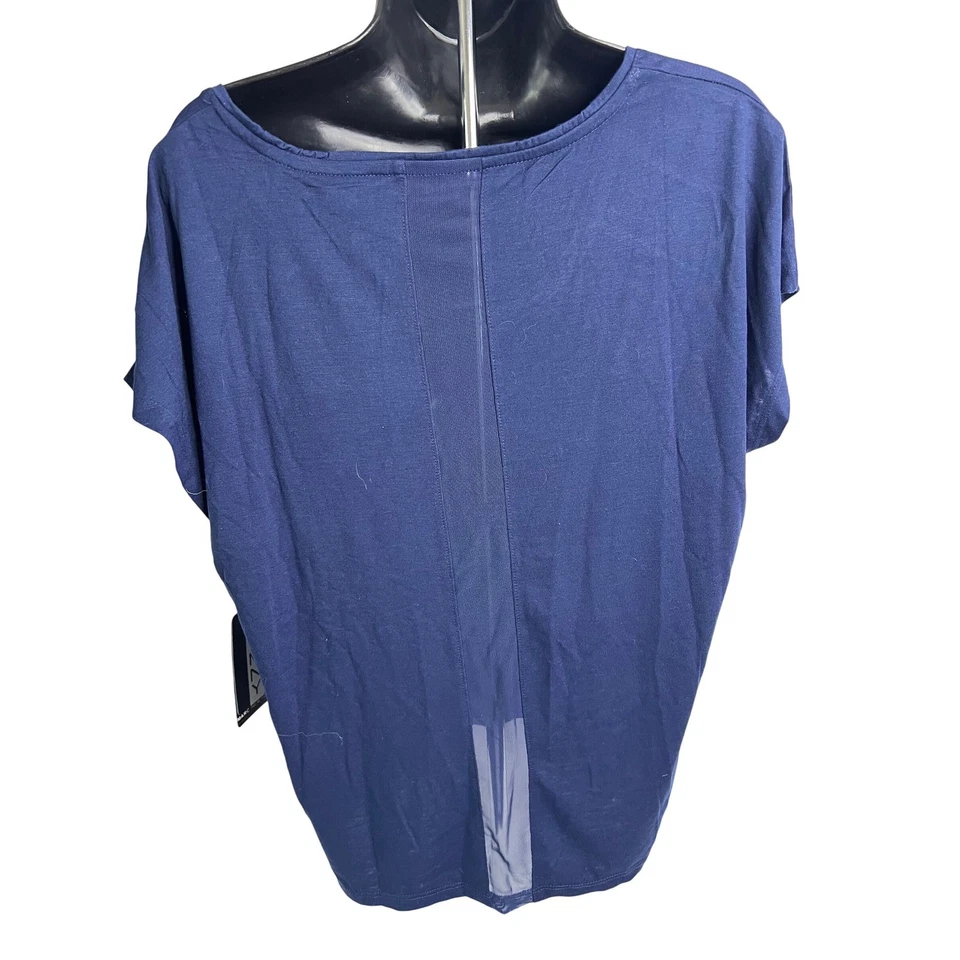 Top informal Marc New York Performance para mujer talla L azul manga corta Foto 2 de 4