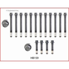 Enginetech Head Bolt Set Hb159 Hex Head For 65-76 Bbc 1 Reqd Per Head
