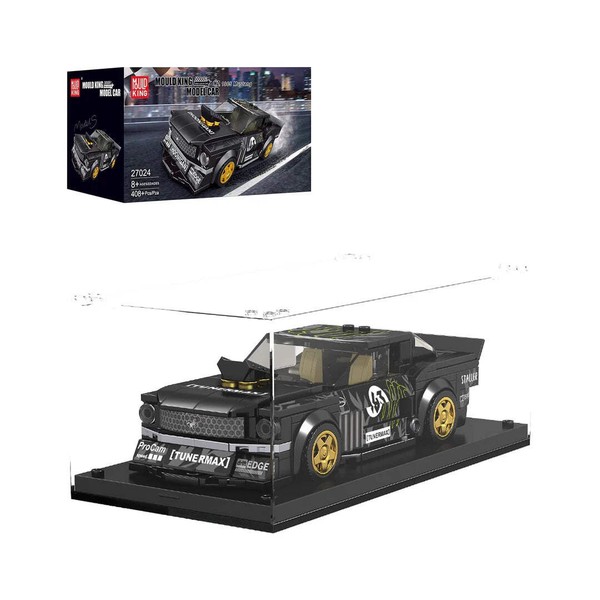 Mould King 27024S 1965 – 414 Teile Klemmbaustein Muscle Car Mit Vitrine-image