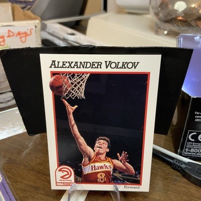 1991-92 Hoops Alexander Volkov Atlanta Hawks #337 | eBay