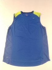Nike Dri Fit Vest Size Large Running Jogging Mesh Reflective