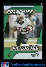 2024 Prestige #9 Darren Sproles Franchise Favorites Xtra Points Green #/149