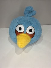2010 Angry Birds Blue Jay Bird Rovio Plush 8 Stuffed Animal Plush NO SOUND