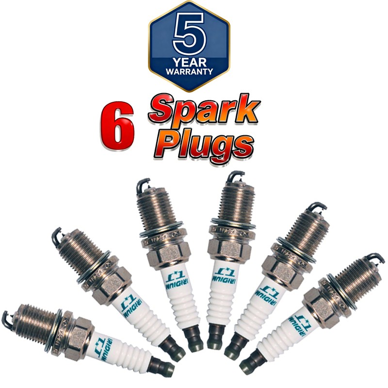 Set of 6 Spark Plugs IK20TT / 4702 Denso Iridium TT For Audi Chery VW Jeep Subar