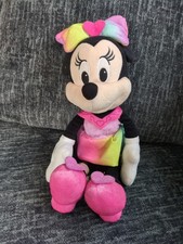 Disney Junior Minnie Mouse Plush 14" Singing Light Up Bow Sparkle  Sing Bowtiqu