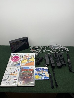 Nintendo Wii Konsole Spiele Bundle | 2 Controller | 5 Spiele | Gebr. | Getestet