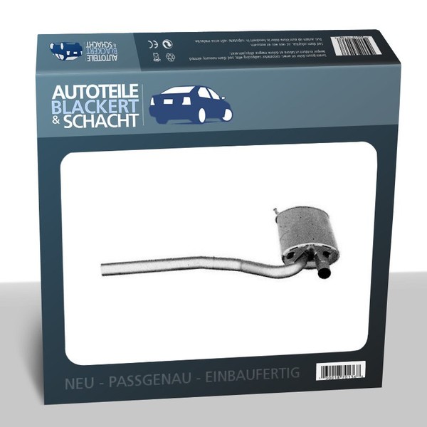 Auspuff Mitteltopf für Audi A4 B5 + Avant-image