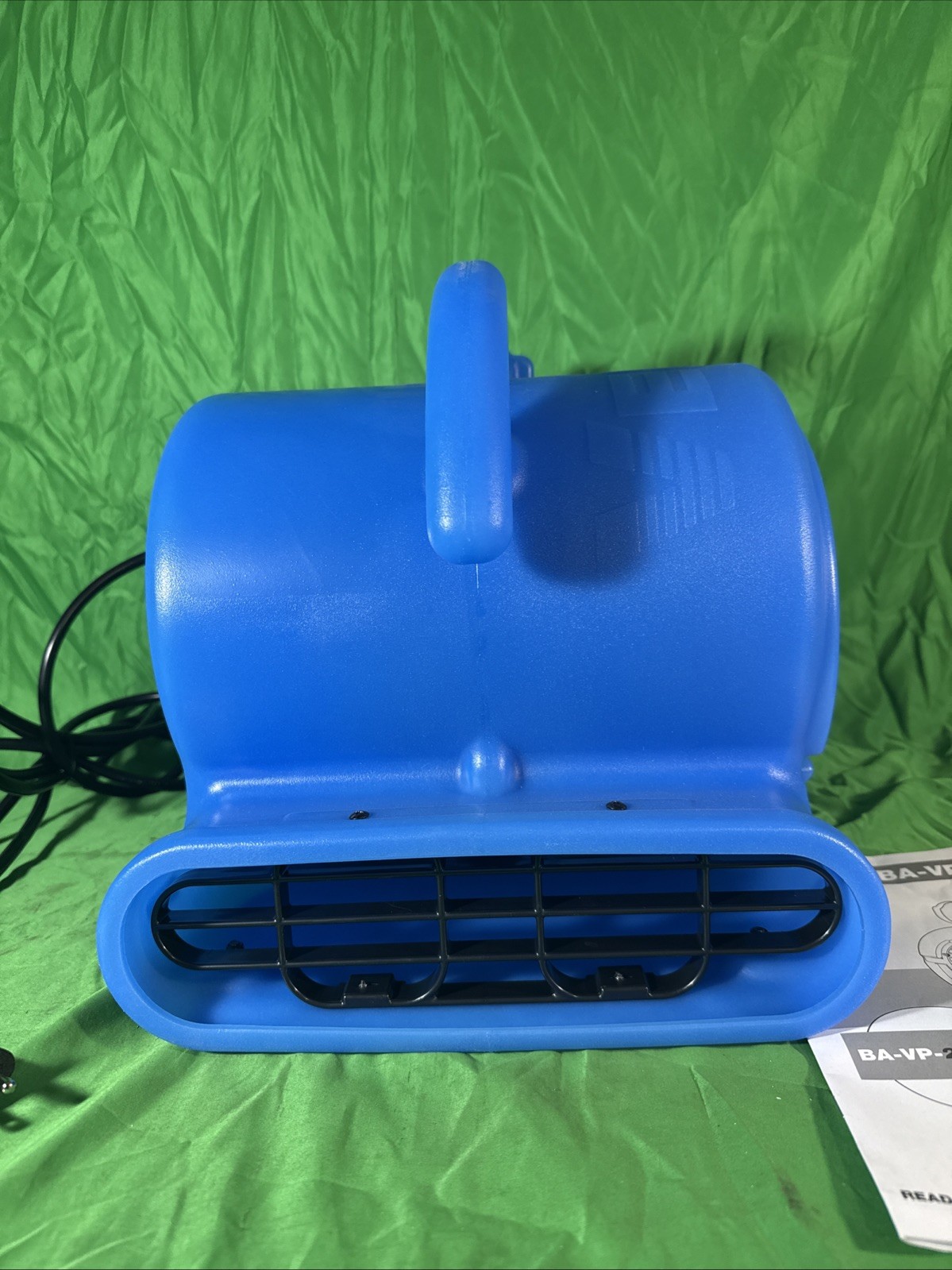 B-Air 1/4 HP Air Mover Blower Fan for Water Damage Restoration in Blue NEW OPENB