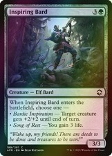 MTG Inspiring Bard Foil ** Adventures in the Forgotten Realms ** English